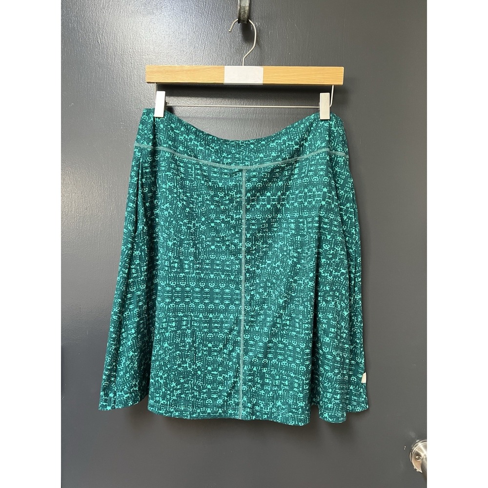 Mountain Hardwear DrySpun Perfect Green Printed Skirt Size L Womens